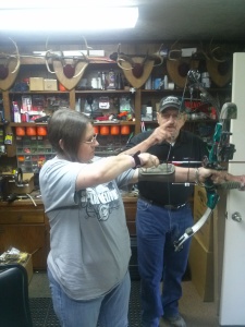 My first bow shot at Jigs shop (3)